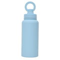 Blue Premium 35oz Stainless Steel Insulated Sports Bottle with Magnetic Phone Holder Lid