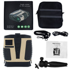 Beige HD Digital Night Vision Binoculars - High Magnification Infrared Scope with Color Night View