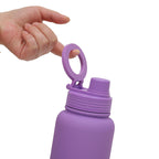 Light Green Premium 35oz Stainless Steel Insulated Sports Bottle with Magnetic Phone Holder Lid