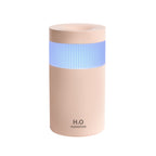 2-Piece Pink Mini Desktop Humidifier - Portable Mist Maker for Home and Car Use