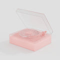 Retro Vinyl Bluetooth Speaker with Water Ripple Light Projection & 360 Surround Sound(pink)