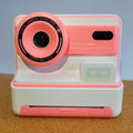 Kids Instant Print Camera - Creative Drawing & Photo Fun with Thermal Printing(Pink+64GB memory card)