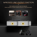 Portable Hi-Res Digital Audio Player - DSD, Dual DAC, Bluetooth 5.0, Expandable Storage(Grey 16GB + 32GB)