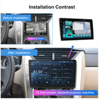 Universal 7-Inch Android Car Stereo GPS Navigator - QLED HD Touchscreen, 2GB RAM 32GB ROM, WiFi, Bluetooth 5.4, CarPlay & Mirror Link(black 7 inches)
