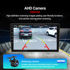 Universal 9-Inch Android Car Stereo GPS Navigator - QLED HD Touchscreen, 2GB RAM 32GB ROM, WiFi, Bluetooth 5.4, CarPlay & Mirror Link(black 9 inches)