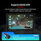 Universal 9-Inch Android Car Stereo GPS Navigator - QLED HD Touchscreen, 2GB RAM 32GB ROM, WiFi, Bluetooth 5.4, CarPlay & Mirror Link(black 9 inches)