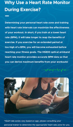Optical Armband Heart Rate Monitor - Bluetooth & ANT+ Dual Protocol, IP67 Waterproof for Fitness Training(black)