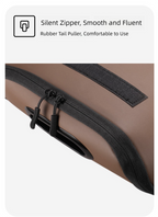 Brown Premium Car Under-Seat Shoe Organiser Box - PVC Leather Storage Case with Anti-Slip Velcro Fixation - Space Saving Vehicle Interior Solution