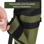 Camouflage khaki Outdoor Waterproof Leg Gaiters - Anti-Snake Bite & Scratch Protection Boot Covers - Breathable Nylon Oxford Leg Guards for Hiking Camping