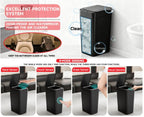 White Smart Sensor Trash Can – Slim, Durable, and Hands-Free Waste Bin for Kitchen, Bathroom, or Living Room