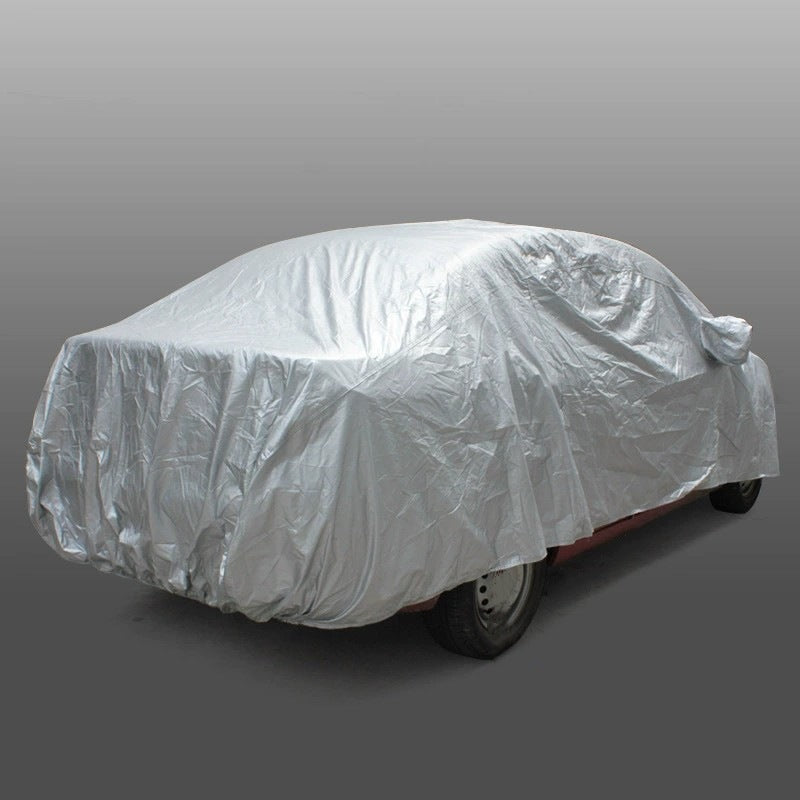 Silver 3S Universal Car Cover – 170T Taffeta Fabric, All-Weather Protection for Cars(4100×1700×1500MM)