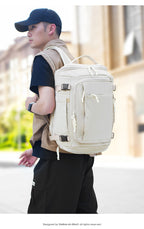 Black Stylish & Spacious Backpack – Lightweight, Expandable Travel & Daily Use Rucksack (31×20×43cm)