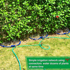 Adjustable Tree Ring Sprinkler for Deep Root Irrigation - 13 to 37 Inch Expandable Garden Watering Tool for Australian Trees and Orchards