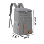 Navy blue Large Capacity Insulated Cooler Backpack 20.5L Leakproof Thermal Lunch Bag Waterproof Soft Sided Cooling Rucksack for Camping Picnic Beach & Work