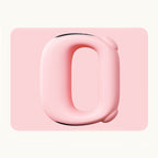 Pink Portable Fascia Massage Ring Vibration Massager with Heat and LED Display for Muscle Relaxation and Body Shaping
