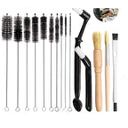 15 Piece Coffee Machine Cleaning Brush Set Barista Kit for Espresso Machines and Grinders Group Head and Steam Wand Cleaner Australian Home Barista Essential
