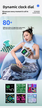White Retro Pixel Art Bluetooth Speaker Smart Desktop Audio with LED Display DIY Animation Alarm Clock and Mini Games