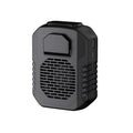 Portable Waist Clip Fan 6000mAh Rechargeable Personal Air Conditioner with Power Bank Function Heavy Duty Wearable Belt Fan for Tradies Camping and Outdoor Work Black