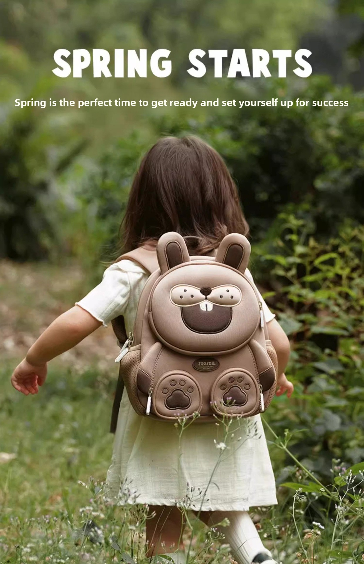 Cute 3D Sheep Kids Backpack Dark Brown Animal School Bag Lightweight Neoprene Style with Chest Strap Breathable Mesh Back for Kindergarten Preschool Travel Boys Girls