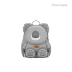 Cute 3D Koala Kids Backpack Grey Animal School Bag Lightweight Neoprene Style with Chest Strap Breathable Mesh Back for Kindergarten Preschool Boys Girls