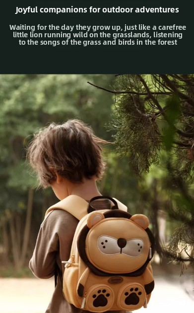 Cute 3D Koala Kids Backpack Grey Animal School Bag Lightweight Neoprene Style with Chest Strap Breathable Mesh Back for Kindergarten Preschool Boys Girls