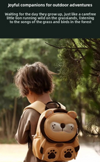 Cute 3D Koala Kids Backpack Grey Animal School Bag Lightweight Neoprene Style with Chest Strap Breathable Mesh Back for Kindergarten Preschool Boys Girls