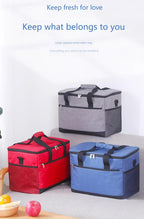 Large 30L Insulated Cooler Bag - Leakproof Thermal Lunch Tote with Shoulder Strap - Heavy Duty Grey Picnic Box for Beach, Camping & Work