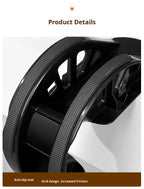2 PCS Dual Foot Rocker with Connecting Bar - Calf & Ankle Stretcher System for Plantar Fasciitis Relief - Linked Incline Board with Stabiliser Axis - Heavy Duty Black