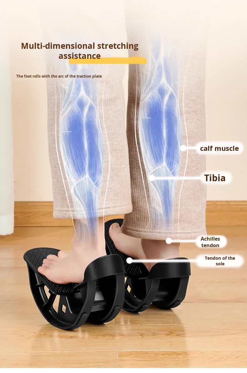 2 PCS Dual Foot Rocker with Connecting Bar - Calf & Ankle Stretcher System for Plantar Fasciitis Relief - Linked Incline Board with Stabiliser Axis - Heavy Duty Pink