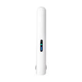 Cordless Mini Hair Straightener & Curler 2-in-1 - Portable USB Rechargeable Ceramic Flat Iron with 3 Temperature Settings - Compact Travel Styler for Bangs & Touch Ups - White