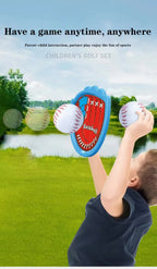 LED Light Up Toss and Catch Game Set - 2 Glowing Blue Paddles & 3 Sticky Softballs - Fun Outdoor Beach & Camping Toy for Kids & Adults - Includes Mesh Storage Bag