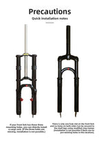 Aluminium Alloy Bicycle Front Rack Carrier Heavy Duty Fork Mount Cargo Shelf for MTB Mountain Bike Disc and V-Brake Touring Black