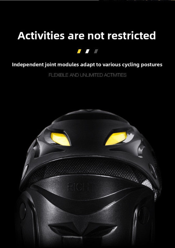 SULAITE Motorcycle Elbow Pads Motocross Arm Guards Hard Shell Protective Gear Quick Release Adjustable Strap for Dirt Bike Racing Black