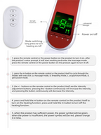 Electric EMS V-Face Shaping Massager Microcurrent Facial Lifting Device Double Chin Reducer with Remote Control & Heating Red