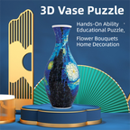 160 PCS Hummingbird 3D Puzzle Vase - DIY Interlocking Flower Vase Kit, Home Decorative and Toy Gift for Mom