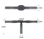 24-in-1 Ratchet Screwdriver Tool Set - Multifunctional S2 Steel Bit Combination Kit with Wrench Function for Home and Workshop Use