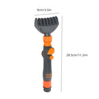 Handheld Pool Filter Cartridge Cleaning Brush - Essential Cleaning Accessory for Swimming Pools and Spas (Durable Plastic)
