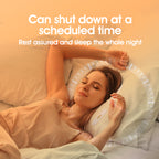 Black SMB-07 Bone Conduction Under-Pillow Speaker -  Bluetooth 5.4 Ultra-Thin Sleep Aid Sound Bar with Dual Speaker Resonance & 36 Built-in White Noise Tracks