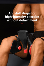 Black 35KG High-Resistance Kegel Trainer With Smart Counter & Leg Straps - Muscle & Thigh Slimming Equipment with Jump Rope & 2 Handles Attachment