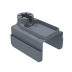 Grey Waterproof Silicone Couch Armrest Cup Holder Tray - Non-Slip & Anti-Spill, Multi-Slot Organizer for Drinks Bottle, Remote, Ipad & snacks