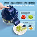 Blue Automatic Grape Peeler Machine - High-Efficiency & Mess-Free, Electric Fruit Skin Remover for Home Fruit-Lover & Commercial Tea Shops