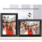 Black 10.1 Inch WiFi Digital Photo Frame with Frameo App 16GB IPS HD Touch Screen Instant Cloud Sharing for Australian Family Decor and Holiday Gift