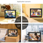 Black 10.1 Inch WiFi Digital Photo Frame with Frameo App 16GB IPS HD Touch Screen Instant Cloud Sharing for Australian Family Decor and Holiday Gift