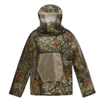 Jungle camouflage Camouflage Mosquito Repellent Suit Ultra-Fine Mesh Hooded Ghillie Suit for Outdoor Hunting Camping Fishing and Beekeeping(XL/XXL)