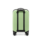 Grey 20 Inch Foldable Carry-on Suitcase with 360 Spinner Wheels and Combination Lock, Lightweight Space Saving Hard Shell Luggage for Australian Travel