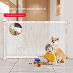 White Retractable Baby Safety Gate and Pet Barrier Extra Wide 300cm for Stairs and Doorways No Drill Mesh In-Home Protection Solution for Local Families