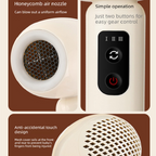 White Wireless Baby Hair Dryer with Constant Temperature and Negative Ion Technology for Gentle Hair and Skin Care, Ideal for Infants and Toddlers