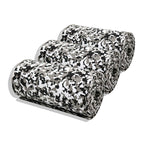 Camouflage EVA Foam Boat Flooring Sheet Self Adhesive Marine Decking Mat Non Slip Grip Roll for Jet Ski Kayak & RV (Black White Camo, 250cm x 26cm)