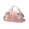 Large Travel Duffle Bag Gym Sports Weekender with Shoe Compartment Wet Pocket Lightweight Carry On Luggage Bag (Pink)