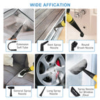 Multi-Purpose Handheld Steam Cleaner with 9 Accessories - High Pressure Chemical-Free Steamer for Kitchen, Bathroom, Car & Grout Cleaning (Includes AU Adapter)